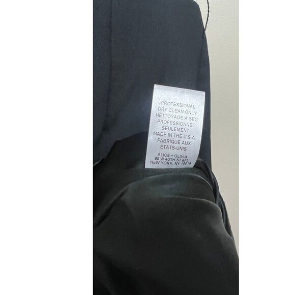 Alice + Olvia Work Cream Silk and Black Dress Sz. 2/4 - Picture 8 of 8